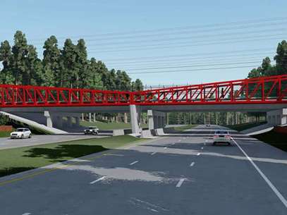 Construction of Blue Ridge Road Bike and Pedestrian Improvement Project underway